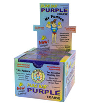 Load image into Gallery viewer, Mr Pumice Pumice Bar Purple X Coarse 12 pc #648200