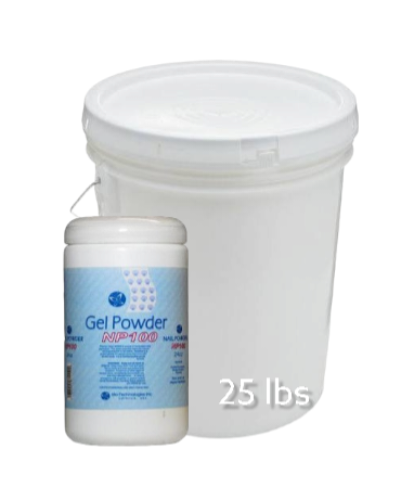 NP 100 Acrylic Gel Powder Crystal 25 lbs Pail