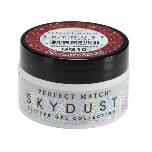 Perfect Match Glitter Gel Skydust Phoenix Flame GG10