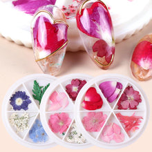 Load image into Gallery viewer, Wheel Dried Flowers Nail Art Decorations Natural Flower Leaf Floral-Beauty Zone Nail Supply