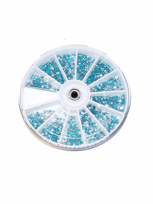 Ss6 Acrylic rhinestones wheel-Beauty Zone Nail Supply